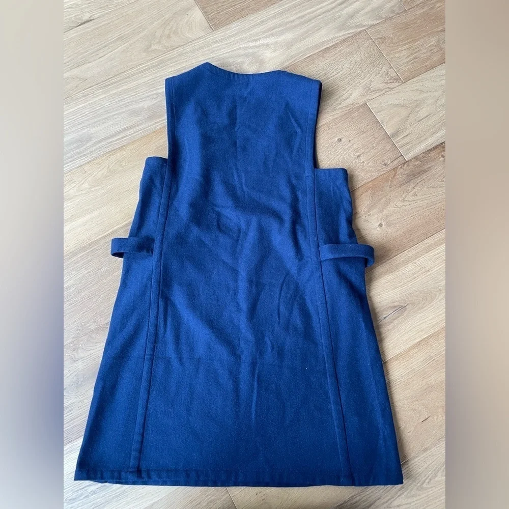Kate Spade wool blend jumper dress medium navy